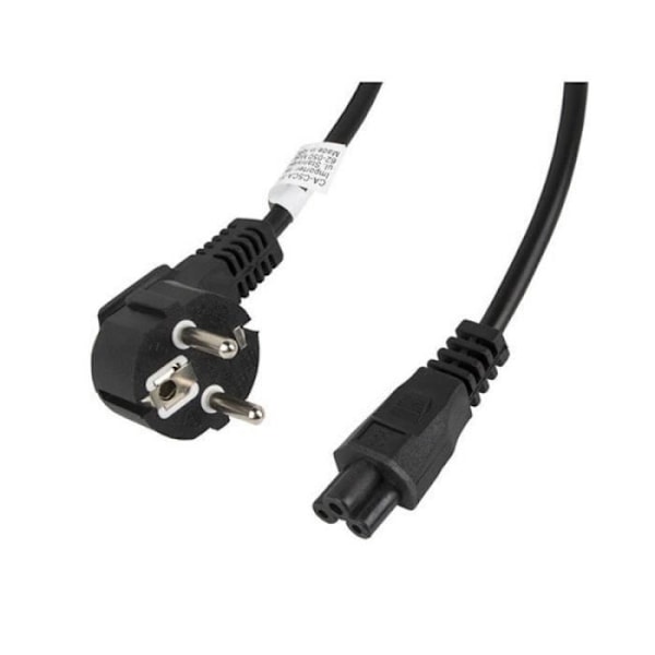 Lanberg CA de c5ca-11cc 003 BK CEE 7/7 Schuko stik til IEC 320 C5 hun Computer strømkabel