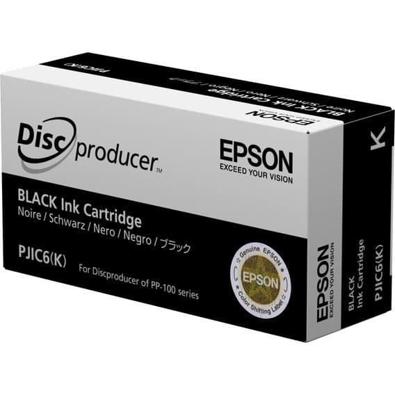 Blækpatron - Epson - PJIC6 - Sort - Inkjet - Kompatibel EPP50/100