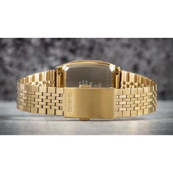 Ur - Casio - A1100G-5EF - Forgyldt rustfrit stål - Vandtæt 3 Atm - Digital gyllene