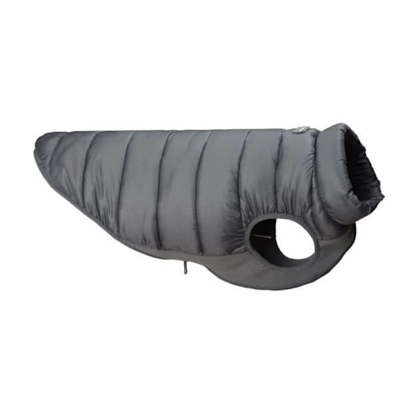 Vendbar jakke - Red Dingo - 60 cm - Sort og grå - Vandafvisende - Neopren og fleece sort og grå