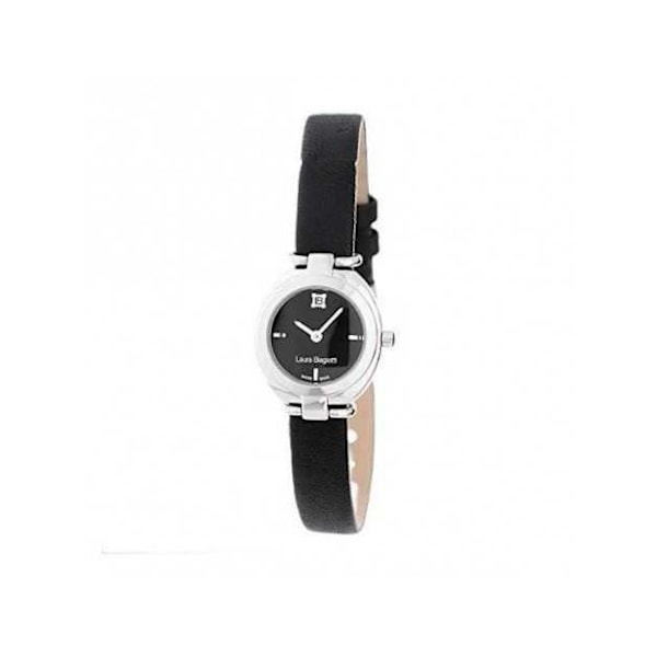 Damur - Laura Biagiotti - LB0019L-TRI - Kvarts - Läder - Ø 22 mm Svart