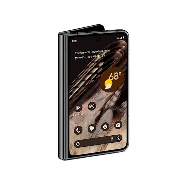 Google Pixel Fold 5G 12GB/256GB Sort (Obsidian) Dobbelt SIM Sort