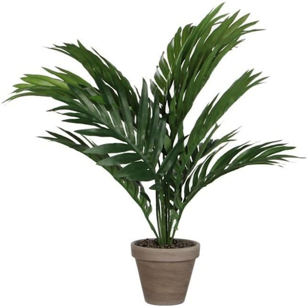 Kunstig Areca palmeplante i en Stan urtepotte - H45 x Ø60 cm - Grøn - Glimmer dekorationer