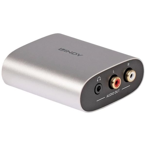 Ljudomvandlare - LINDY - 38362 - HDMI till RCA - Digital till analog omvandling - Svart