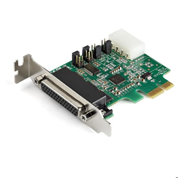 StarTech PCI Express RS232 4-port kort - Adapter - 16950 UART - 256 bytes FIFO buffer - ASIX AX99100 -