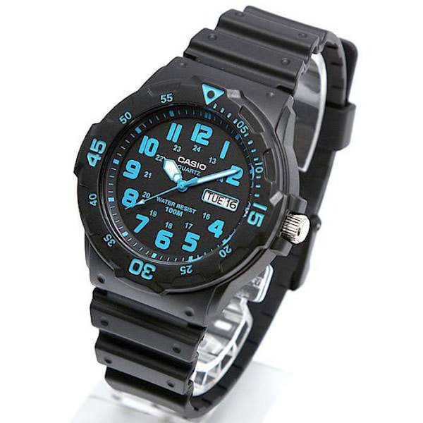 Ur - Casio - MRW-200H-2BVDF - Blå - Resin - Vandtæthed 10 Atm Blå
