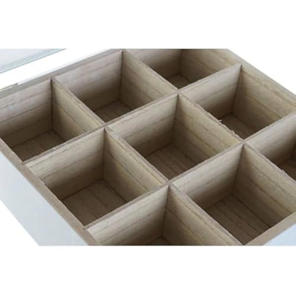 Infusionslåda - DKD HEMDEKOR - Estándar - Flerfärgad - Metall, Glas, MDF trä - 24x6,5x24 cm mångfärgad