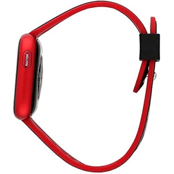 Smartwatch - SECTOR - S-04 COLORS - Aluminium - Silikone - 40x34,7mm Röd