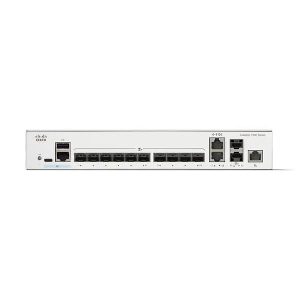 Switch - CISCO - Catalyst 1300 - 12 porte - 10GE SFP+ - Stabil forbindelse