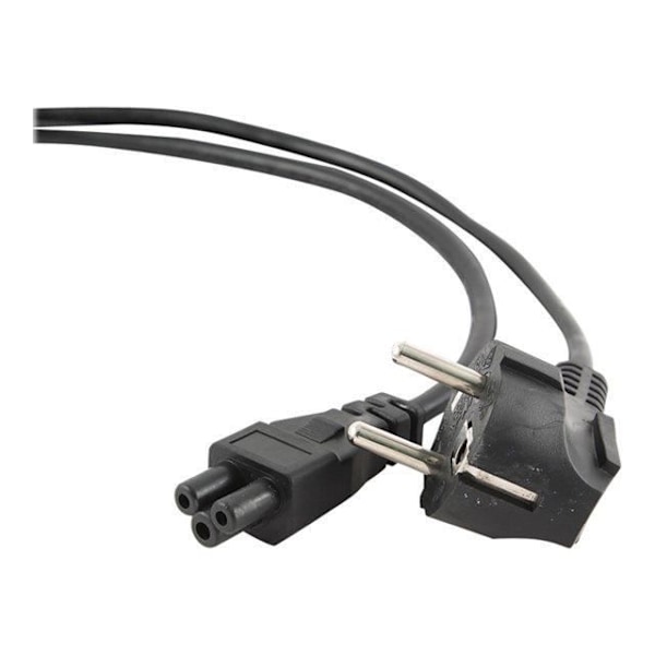 GEMBIRD PC-186-ML12-3M sort kabel - CEE7/7 Schuko til C5 kobler - 3m