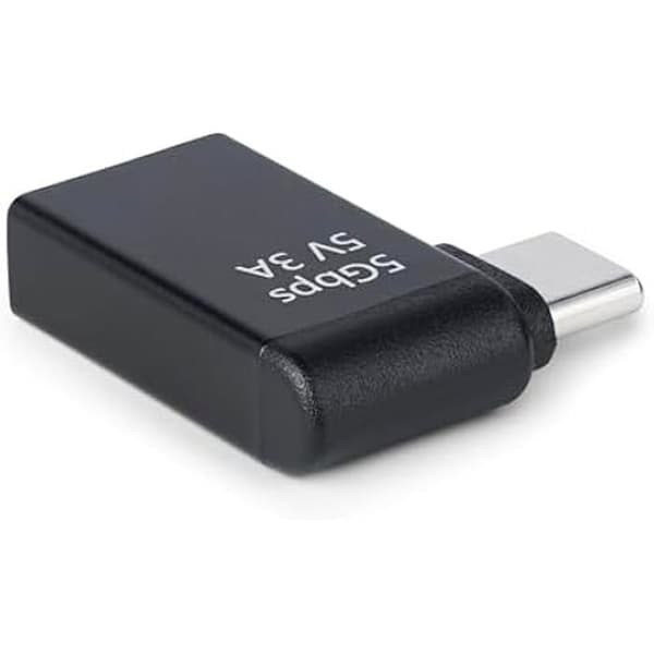 USB-C to USB-A sovitin - StarTech.com - Kulma - 5Gbps - Alumiini - Yhteensopiva USB 2.0