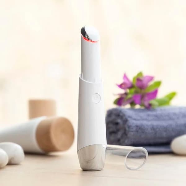 Ögonmassör - INNOVAGOODS - Therey - Fototerapi - Termoterapi - Vibroterapi vit/silver