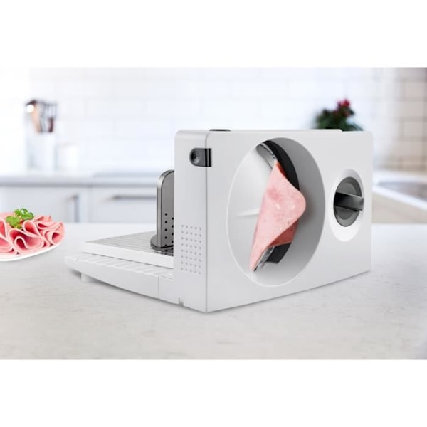 TAURUS CutMaster - 150W skæremaskine - Metalhus - Rustfrit stålblade - Vippeskæredæk - Sort og metal