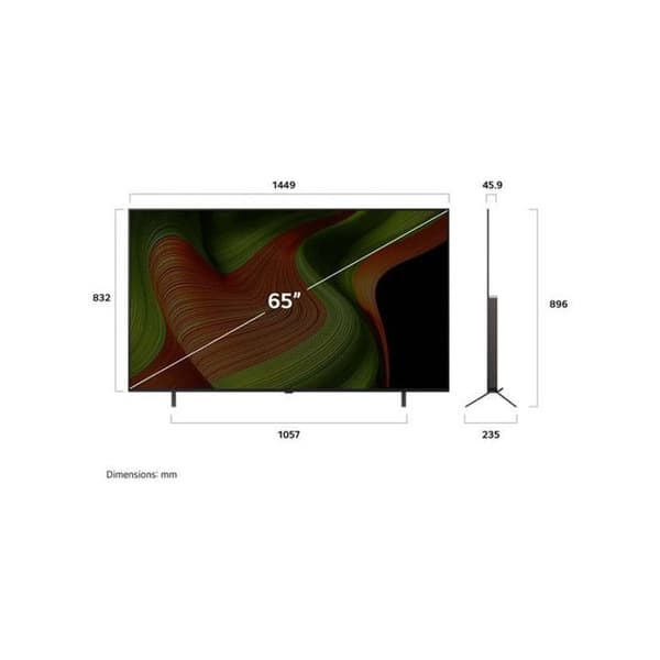 OLED 4K TV – LG – 65” – OLED65B56LA – Dolby Vision