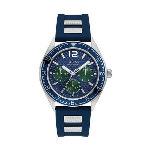Klocka - GUESS - W1167G1 - Kvarts - 44mm - Blå - Silikon Blå