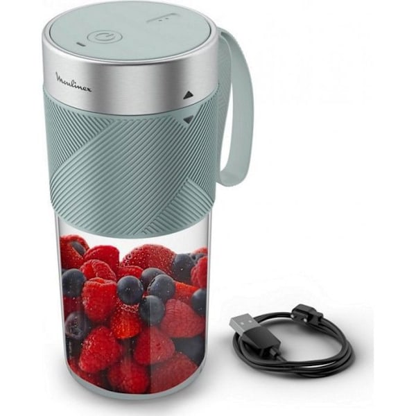 Lightmix, Mini Blender kannettava langaton, 300 ml, Tehokas, LM1C0410 Eukalyptus