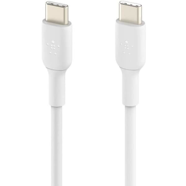 BELKIN USB-C–USB-C-kaapeli 1M valkoinen hvid