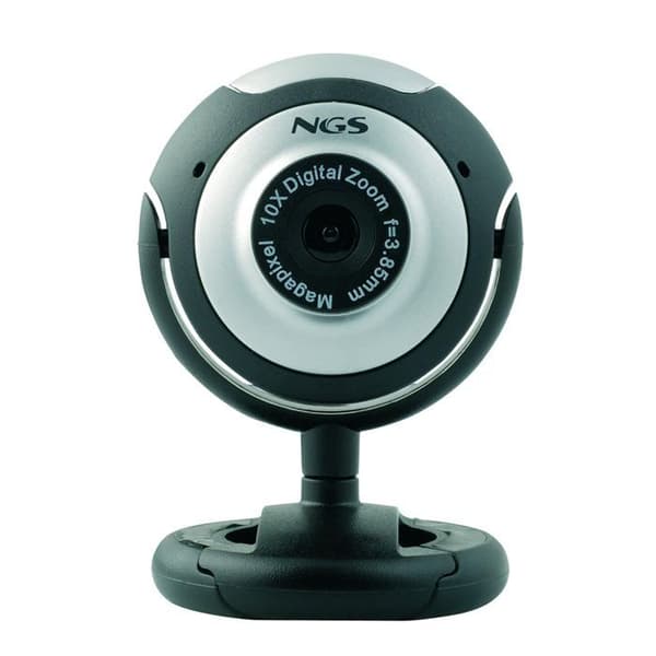 NGS Webcam - 0,3 Mp - USB 2.0 - 8 Interpolerede Megapixels - CMOS-sensor - Mikrofon