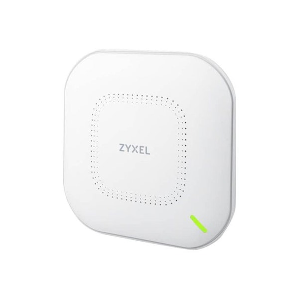 Zyxel True WiFi 6 (802.11ax dual-band), 1,77 Gb/s åtkomstpunkt med Quad Core-processor och dubbla 2x2 MU-MIMO-antenner, kontroll