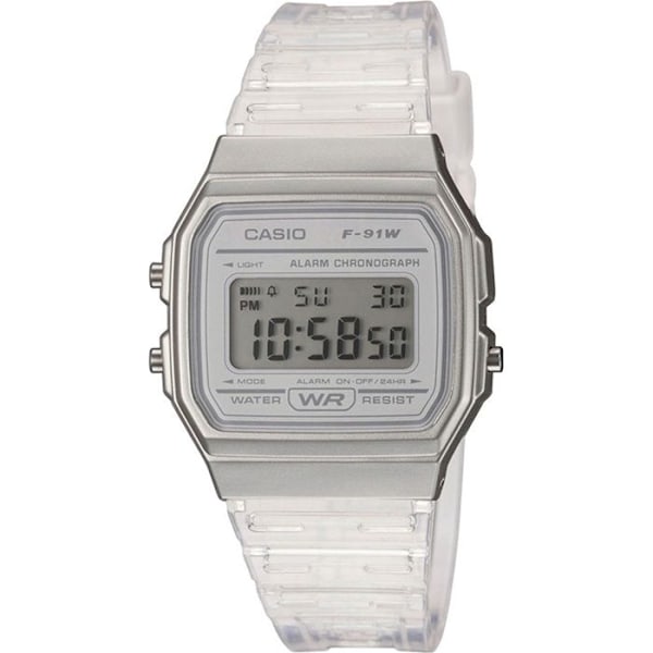 CASIO Collection Watch F-91WS-7EF krono, larm, automatisk kalender
