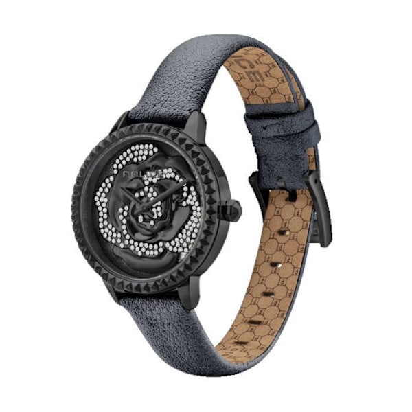 Dameur - Police - PL16073BSB-02 - Læder - Rustfrit stål - 36MM