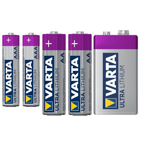 Ultra Lithium Micro Battery (AAA) - 2 kpl Harmaa, Hopea