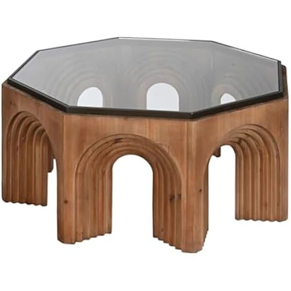 Soffbord - HOME ESPRIT - Flerfärgad - 100 x 100 cm - Modern design - Vardagsrum Flerfärgad