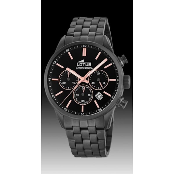 Herreur - Lotus - 18668/2 - Chrono Farve - Vandtæt 100m - PVD stål kasse 41.5mm