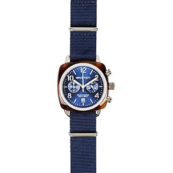 Briston Blue Clubmaster Classic Chronograf Ur 15140.SA.T.9.NNB Blå