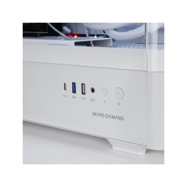 Caja Mars Gaming MC-LCDPRO ATX Hvid IPS LCD 7 2" Tempereret Glas