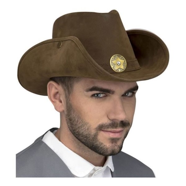 Cowboyhat med sideknapper
