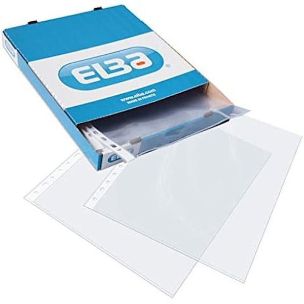 Multidrill-väska - ELBA - Standard Folio - 70 mikron - Transparent - Box med 100 enheter
