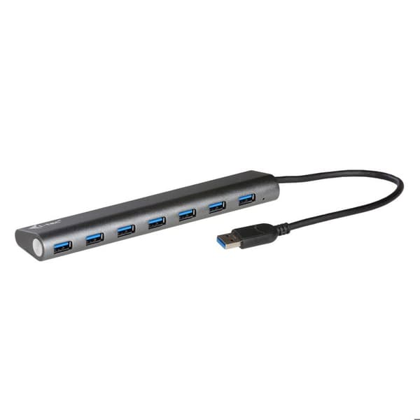 USB Hub - I-TEC - Metalli - 7-porttinen USB 3.0 - Ulkoinen - PC, Mac