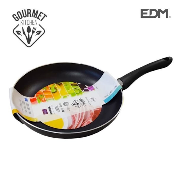 Non-stick stegepande ø20cm basic line edm alle varmekilder sort
