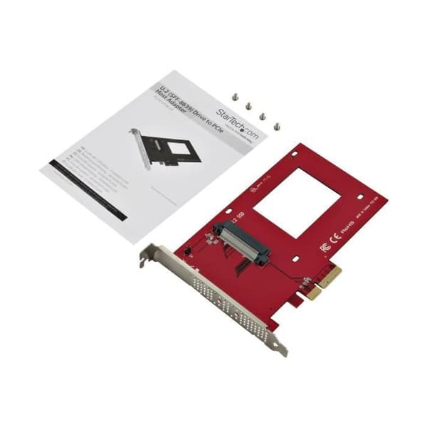 U.2–PCIe-sovitin U.2 NVMe SSD:lle - STARTECH - SFF-8639 - PCI Express 3.0 x4