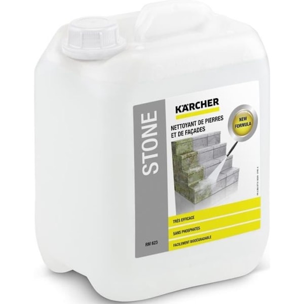 KARCHER Rengøringsmiddel til sten og facader - 5 L Vit