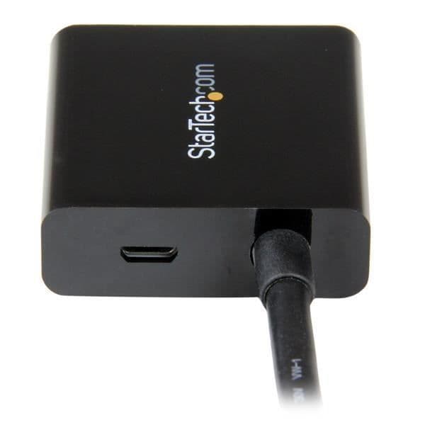 DVI til VGA adapterkabel - DVI-D til HD15 konverter - 1920 x 1200 - Sort