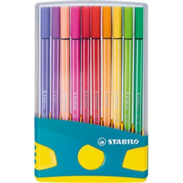 STABILO Filtpenna Pen 68, ColorParade om 20, grå/blå 0,000000 Svart