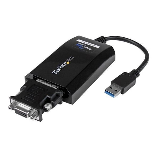 USB 3.0 til DVI-I eller VGA multi-skærm videoadapter - STARTECH - 2048x1152 - Sort