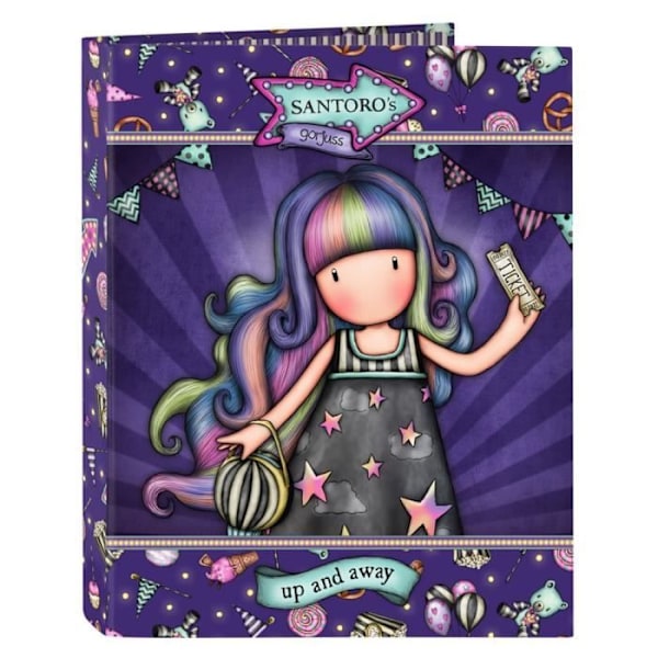 Classeur - Safta - Folio Gorjuss Forlystelsespark - Multifarvet - 26,5 x 33 x 4 cm - Unisex Flerfärgad