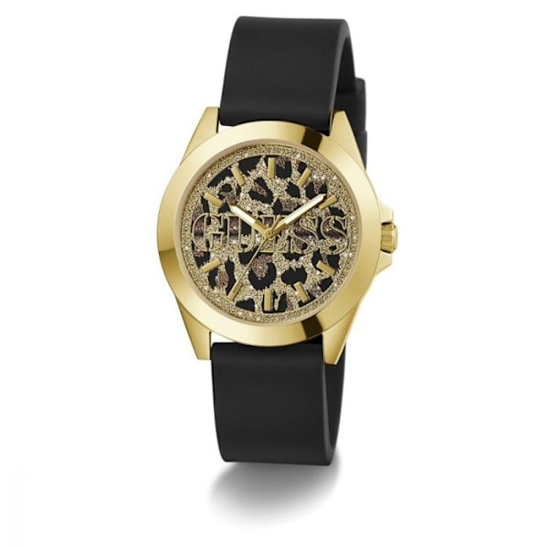 Klocka - GUESS - GW0749L2 - Guld Silikon - Tryckt Djurmotiv - Rostfritt Stål gyllene