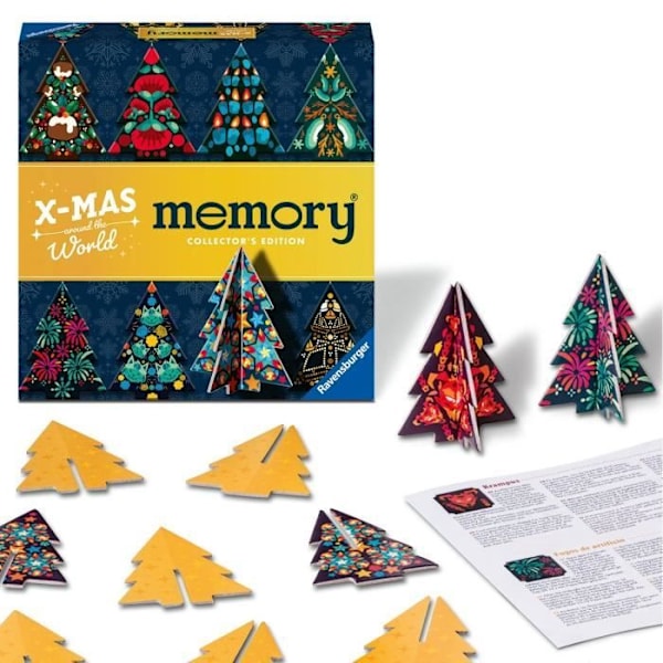Ravensburger - Collectors' memory®Jul - Et første edukativt spil, der kombinerer observation, association og hukommelse - Fra 6 år - 22350 Flerfarvet