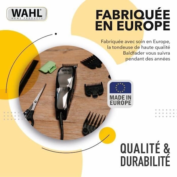 WAHL 20107.0460 Baldfader hårklipper - Trådstrimmer - Tilspidsningsfunktion - Automatisk slibning - 45 mm bladbredde