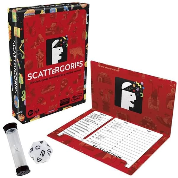 Peli - Hasbro - Scattergories Refresh - Espanjan versio