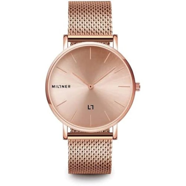 Damklocka - MILLNER - MAYFAIR - Rose Gold - Japansk kvarts - 39 mm Rose guld