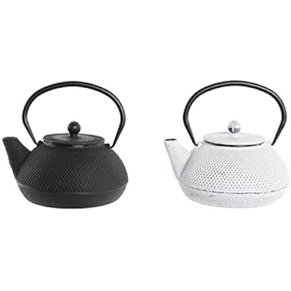 Tekande - DKD HOME DECOR - Standard - Rustfrit stål - Hvid og sort - 26,5 x 38 x 38 cm vit svart