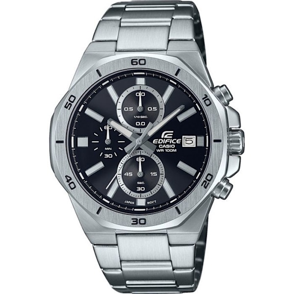 Casio Ur - Herre - EFV-640D-1AVUEF - Vandtæt 10 Atm - Kronograf - Armbånd i rustfrit stål Pengar