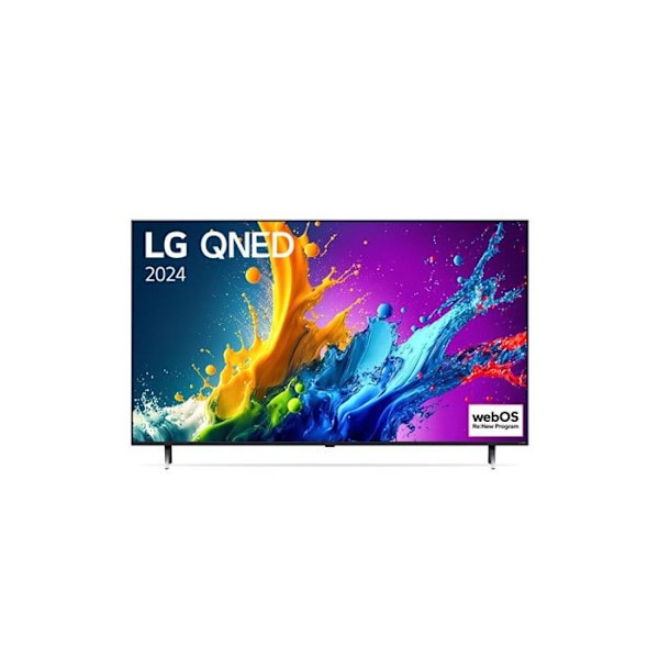 TV QNED - LG - 43QNED80 - 4K UHD - Smart TV - Wi-Fi - Kompatibel HDR Sort