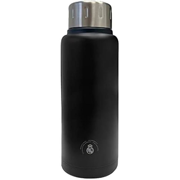 Isoleret flaske - SAFTA - REAL MADRID - Rustfrit stål - 500 ml - 6 timer varm / 12 timer kold Svart