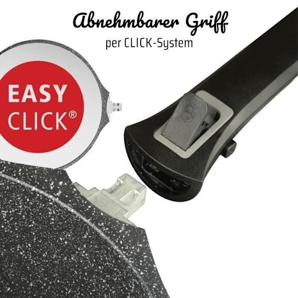 Gratinfad i aluminium - GSW - EASY CLICK - 16 cm - Induktionskompatibel